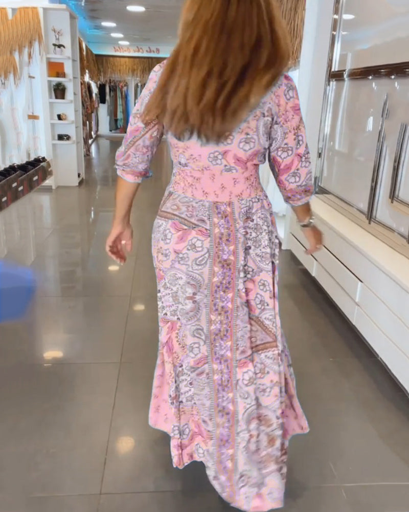 Robe de Vacances Pour Femme | Décontractée & Élégante | Coupe Fluide en Tissu Léger pour l’Été