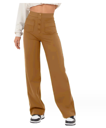 Pantalon Ajusté Femme | Confortable & Élégant | Coupe Flatteuse pour Quotidien et Occasions
