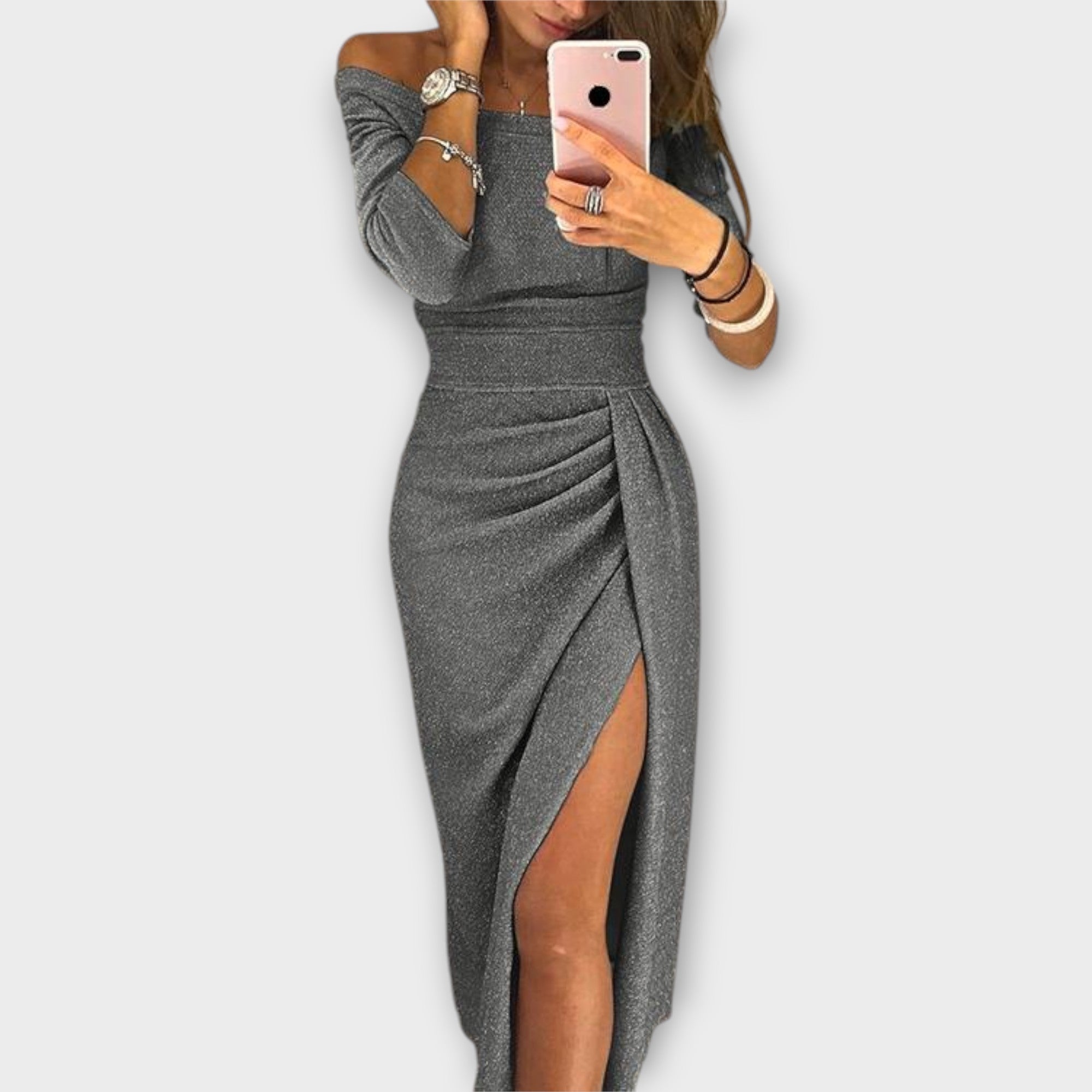 Robe Off-Shoulder | Look Élégant et Décontracté | Design Moderne et Confortable