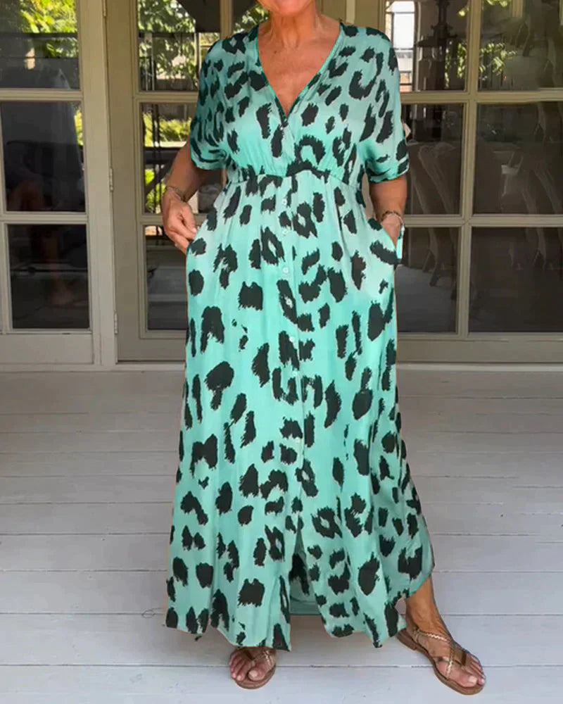 Robe Léopard Pour Femme | Tendance & Audacieuse | Coupe Flatteuse en Tissu Confortable pour Toutes Occasions
