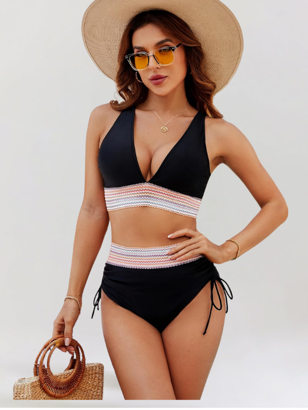 2-Pièces Ensemble de Bikinis Pour Femme | Tendance & Confortable | Coupe Flatteuse en Tissu Doux pour l'Été