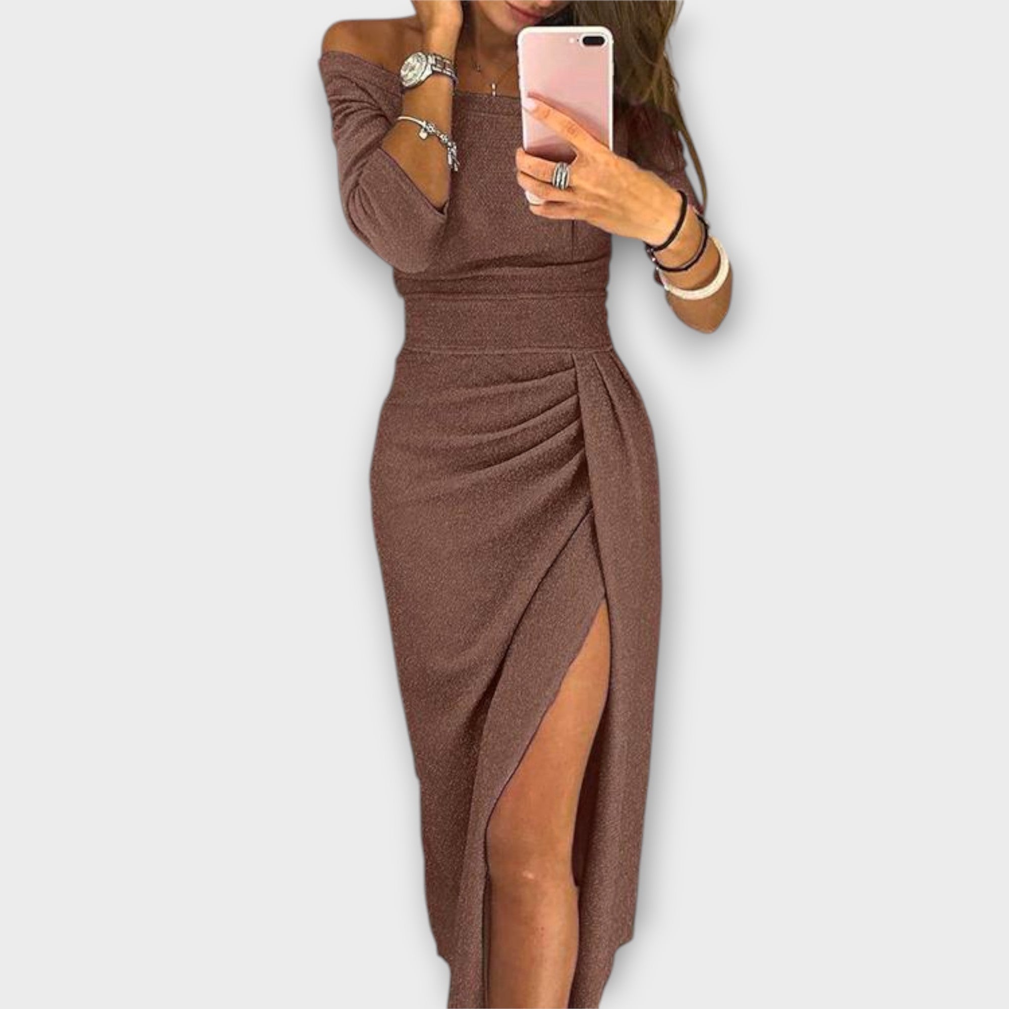 Robe Off-Shoulder | Look Élégant et Décontracté | Design Moderne et Confortable