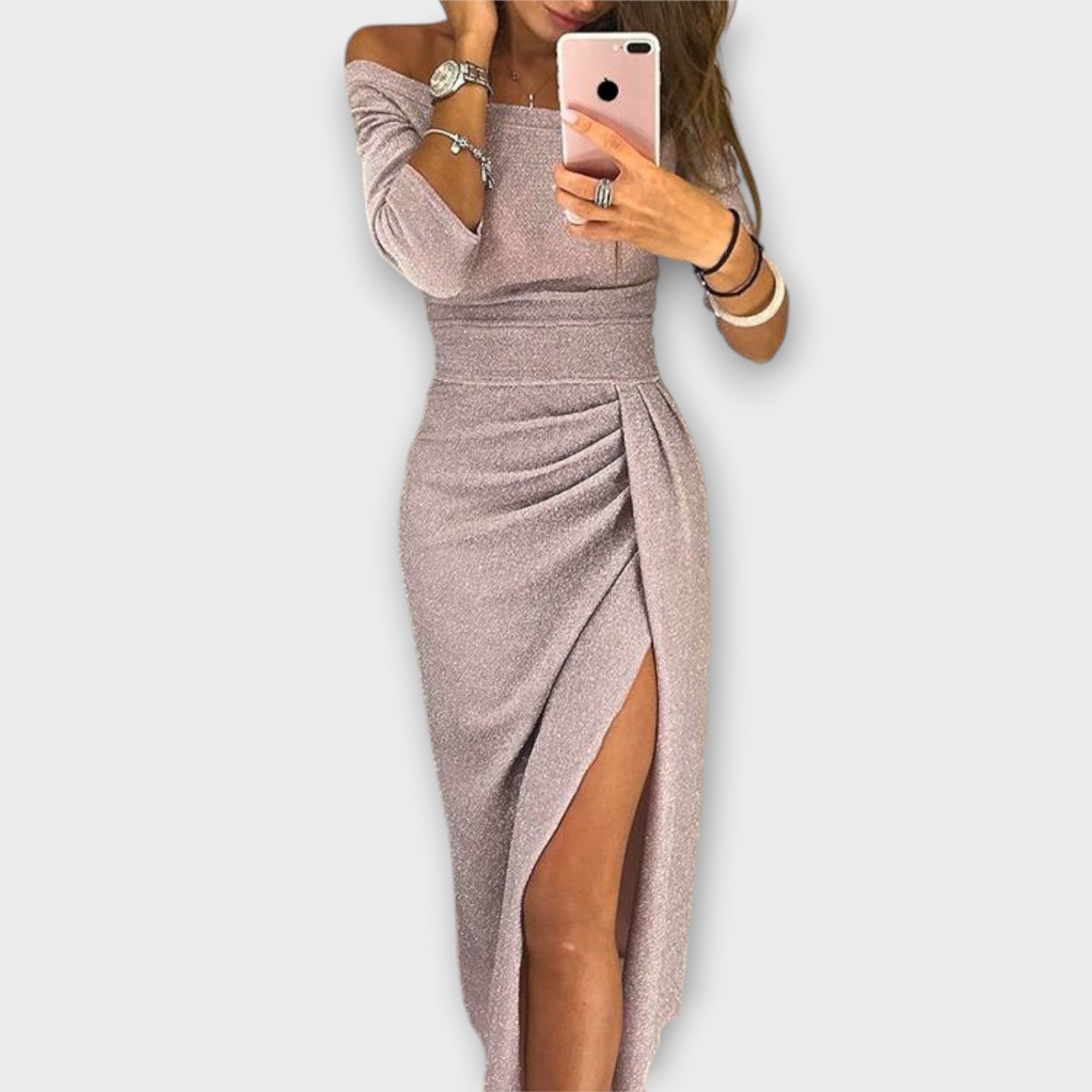 Robe Off-Shoulder | Look Élégant et Décontracté | Design Moderne et Confortable