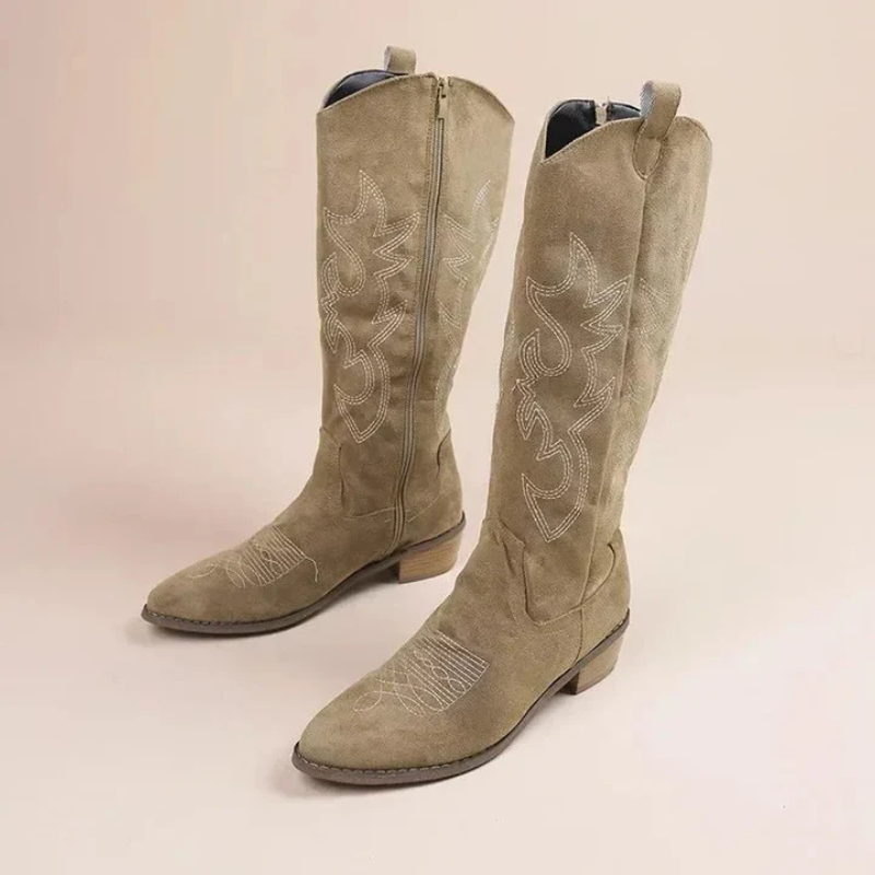 Bottes hautes de cow-boy pour femmes | Élégantesll