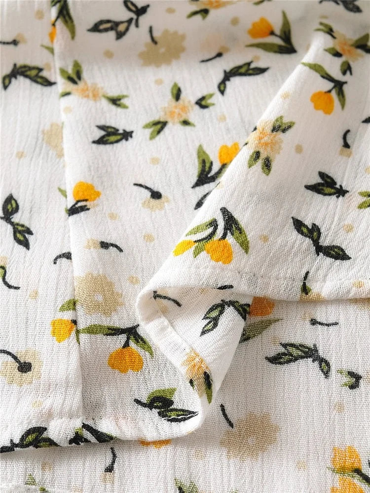 Robe Midi Femme | Élégante & Confortable | Coupe Flatteuse avec Imprimé Fleuri pour Été