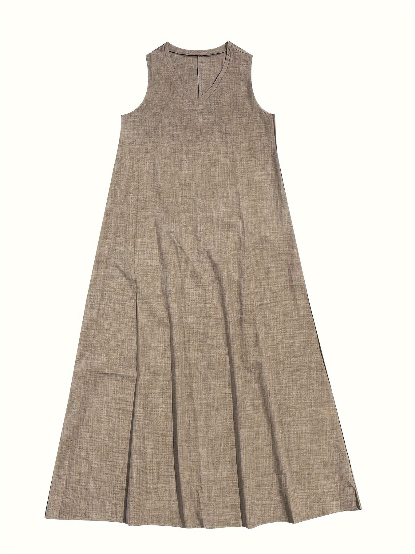 Robe à Col en V | Look Élégant | Design Raffiné et Confortable