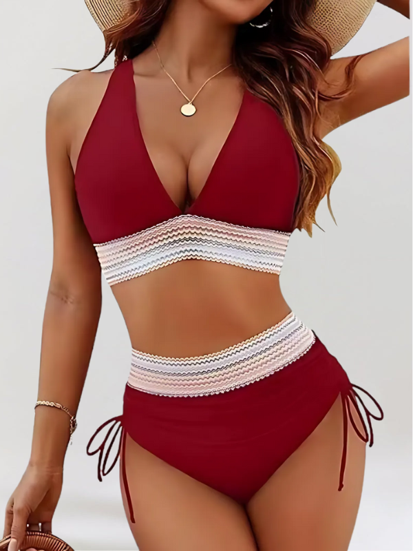 2-Pièces Ensemble de Bikinis Pour Femme | Tendance & Confortable | Coupe Flatteuse en Tissu Doux pour l'Été