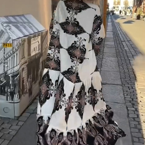 Robe imprimée pour femmes | Aérienne et élégante | Coupe ample