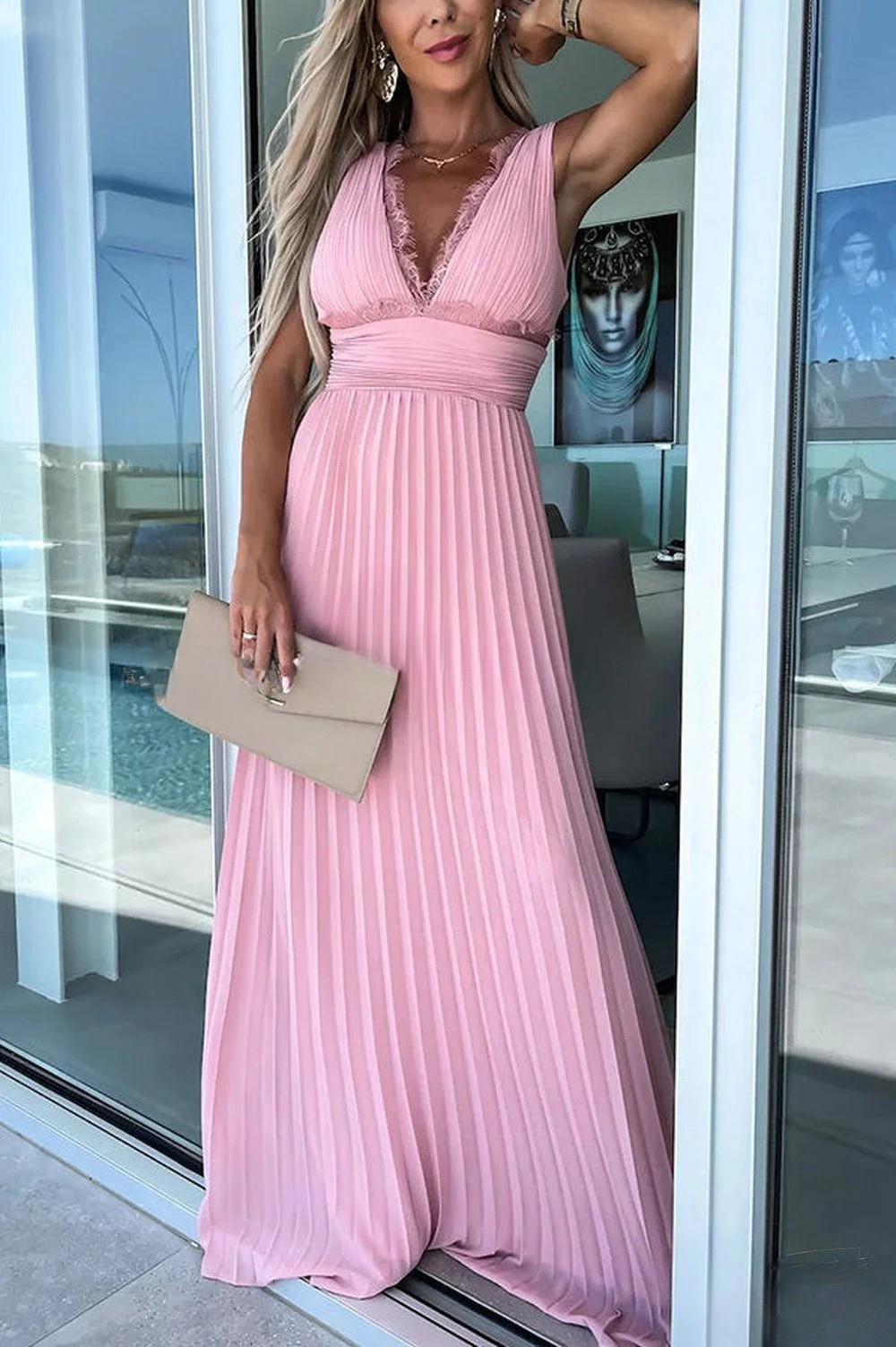 Robe Plissée | Élégant Look | Confortable et Fluid Design