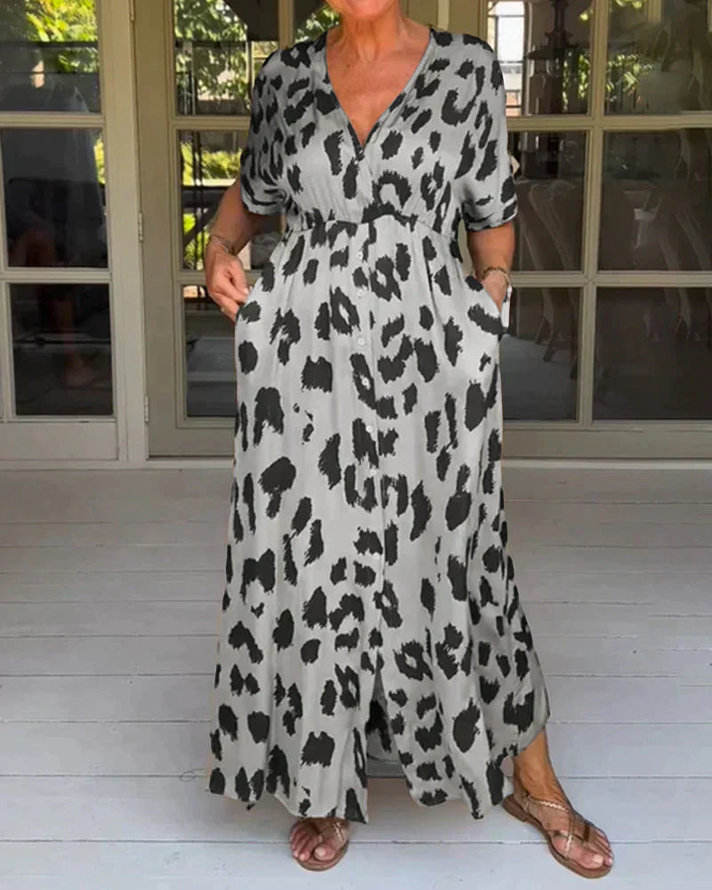 Robe Léopard Pour Femme | Tendance & Audacieuse | Coupe Flatteuse en Tissu Confortable pour Toutes Occasions