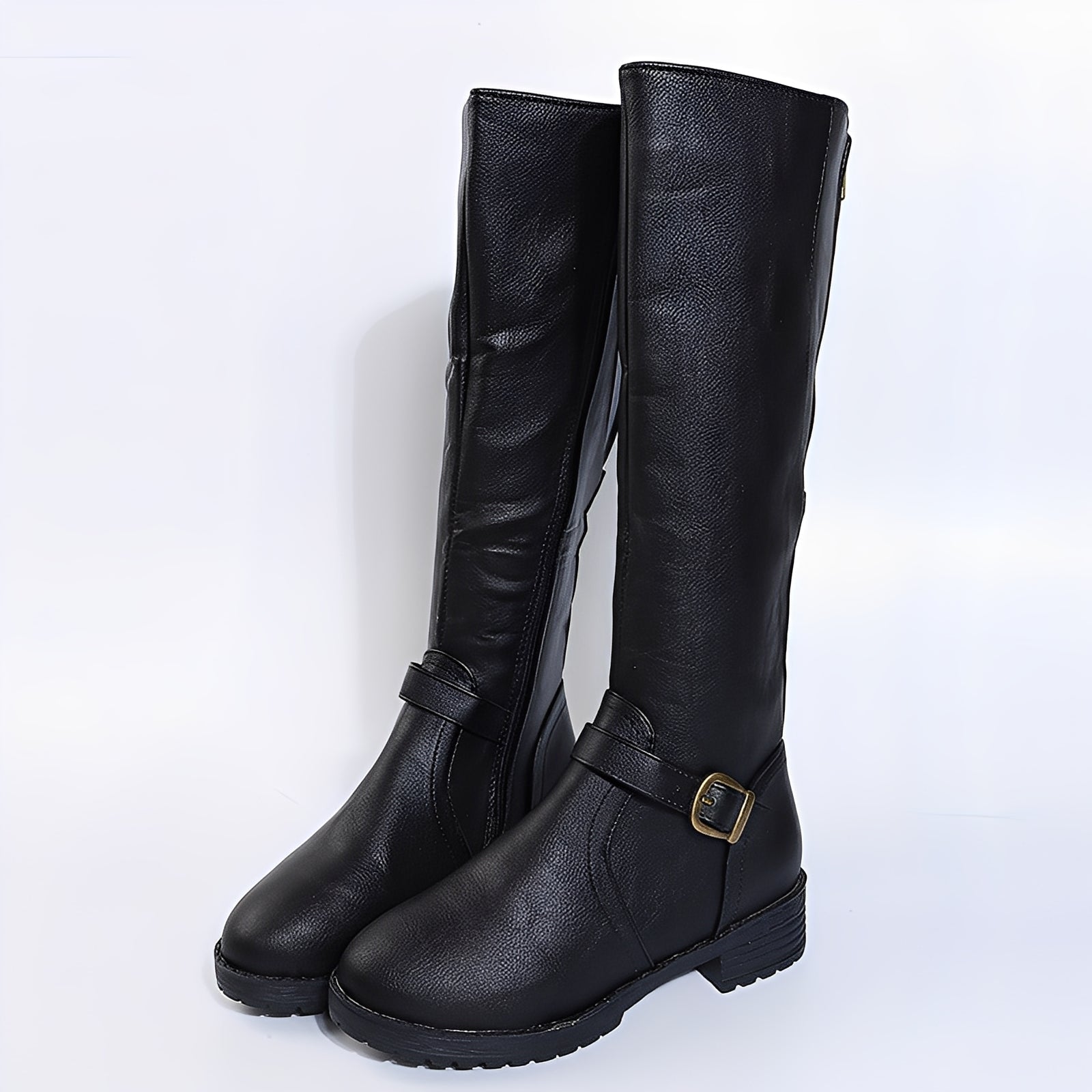 Bottes Cavalières Femme Hauteur Genou | Talon Bas Confortable
