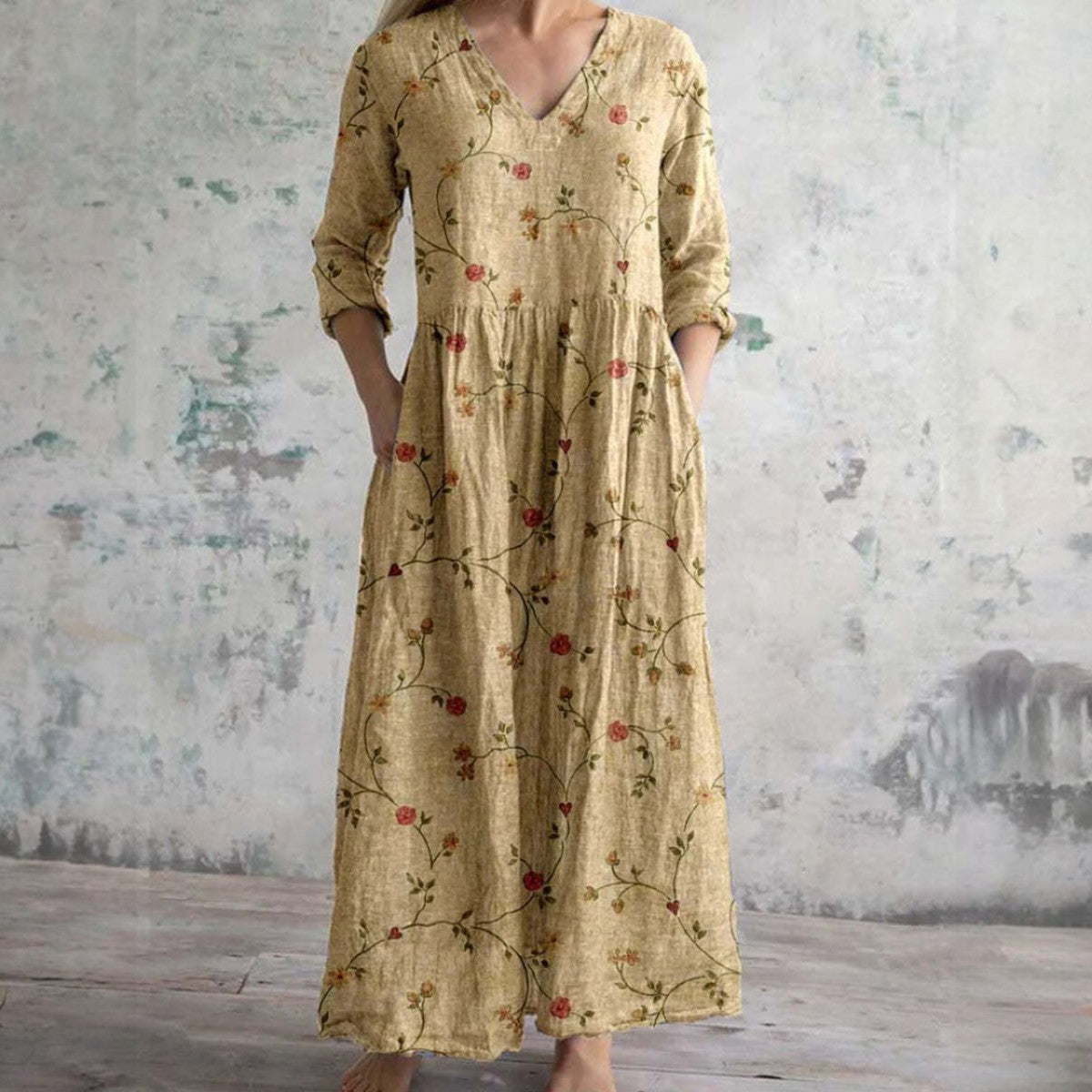 Robe à Fleurs Femme | Légère & Féminine | Imprimé Floral Élégant pour Toutes Occasions