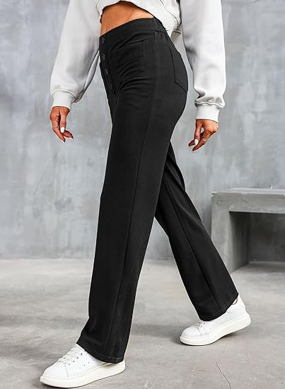 Pantalon Ajusté Femme | Confortable & Élégant | Coupe Flatteuse pour Quotidien et Occasions