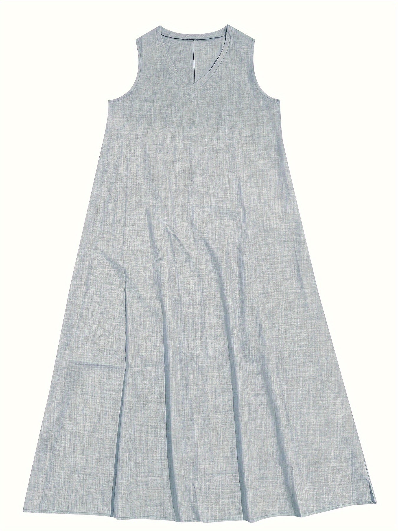 Robe à Col en V | Look Élégant | Design Raffiné et Confortable