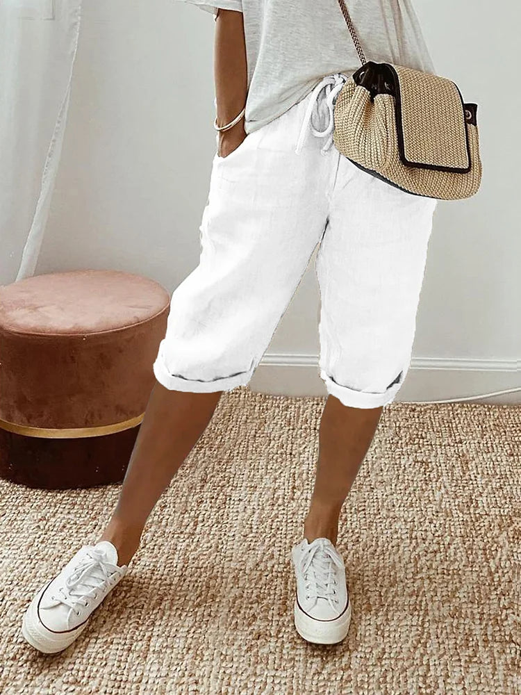 Short en Coton Femme | Léger & Confortable | Idéal Été & Tenues Décontractées