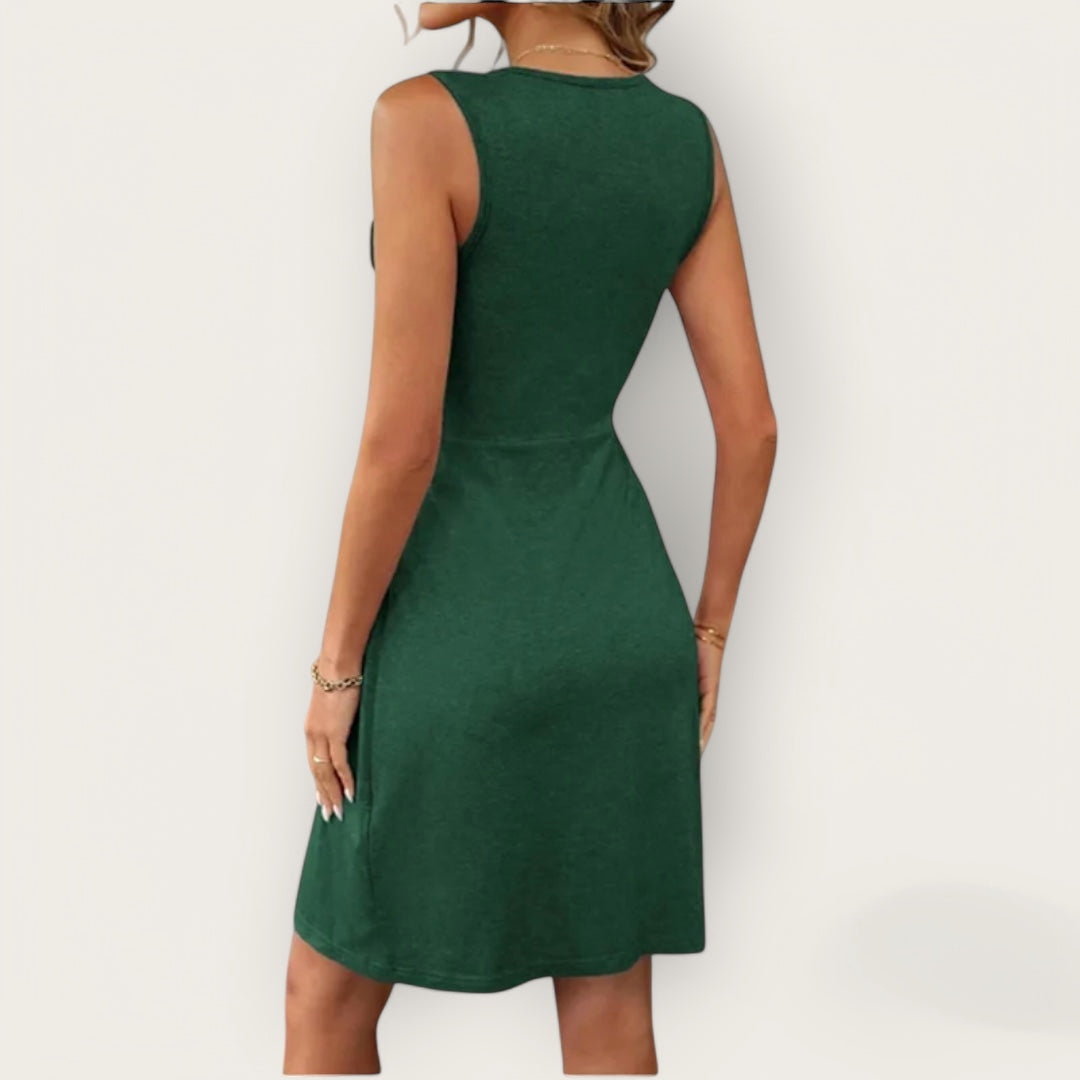 Robe à Décolleté Femme | Chic & Féminine | Coupe Flatteuse avec Épaules Dénudées pour Soirées