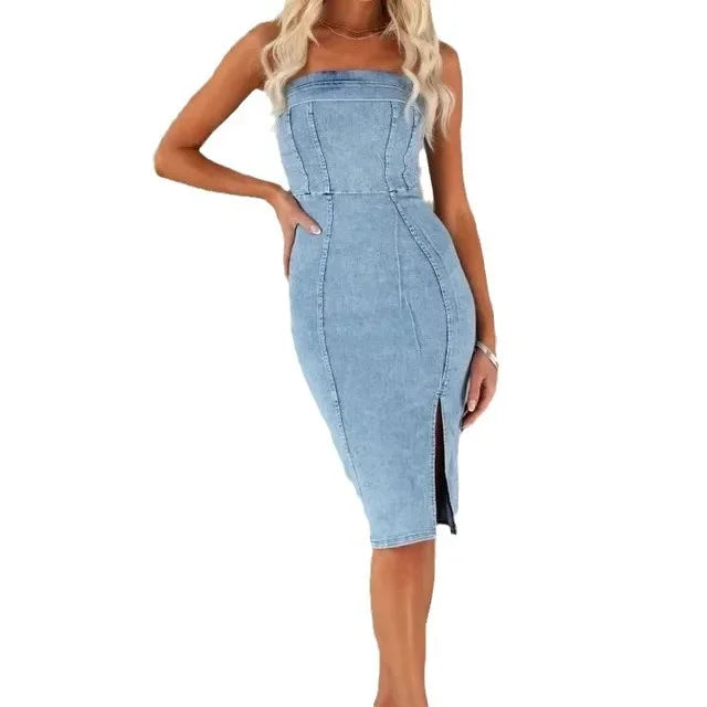 Robe en Denim | Look Décontracté | Style Tendance et Confortable
