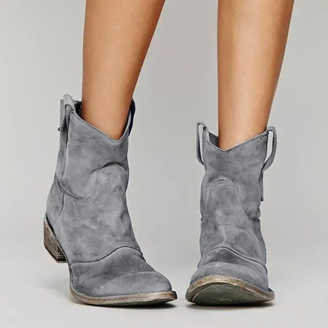 Bottes Vintage Cowboy Femme | Cuir Durable & Confort Ergonomique | Style Intemporel et Moderne