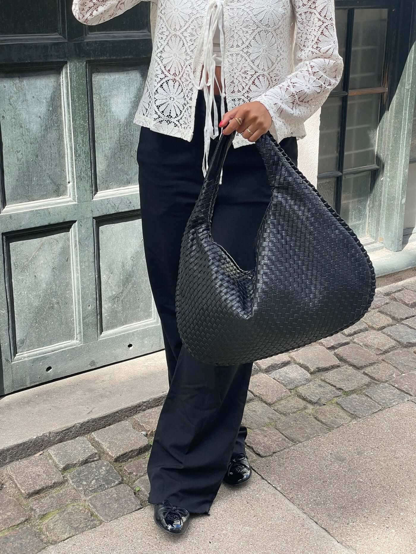 Sac Tissé | Look Décontracté | Design Spacieux et Pratique