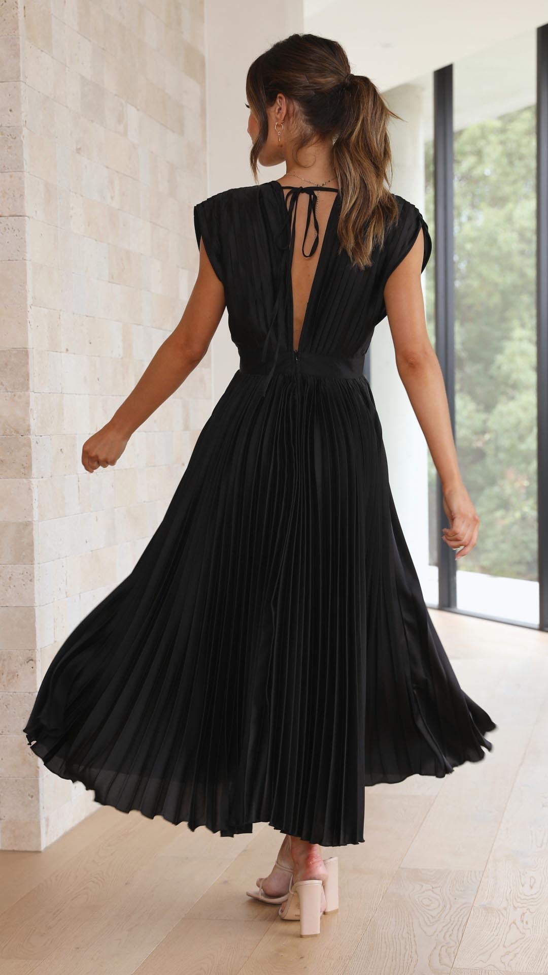 Robe Maxi Femme | Longue & Élégante | Coupe Flatteuse en Tissu Fluide pour Toutes Occasions