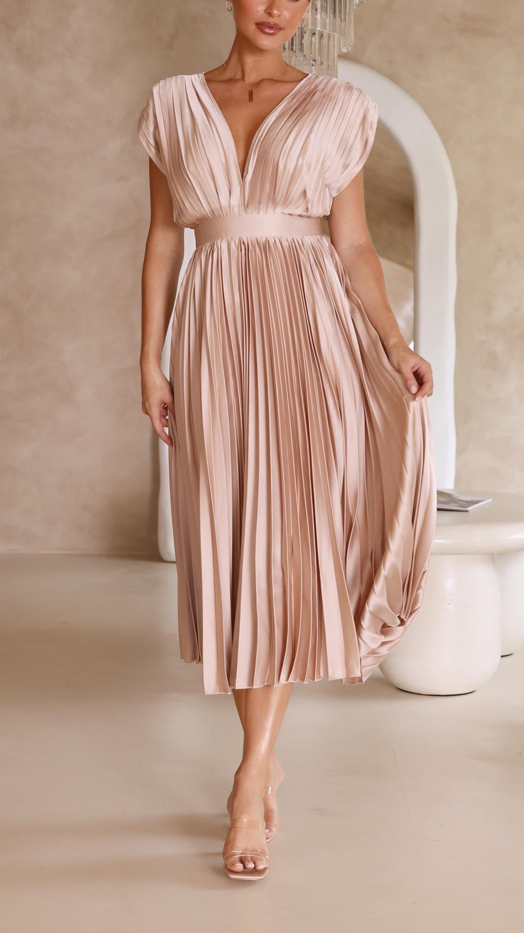 Robe Maxi Femme | Longue & Élégante | Coupe Flatteuse en Tissu Fluide pour Toutes Occasions