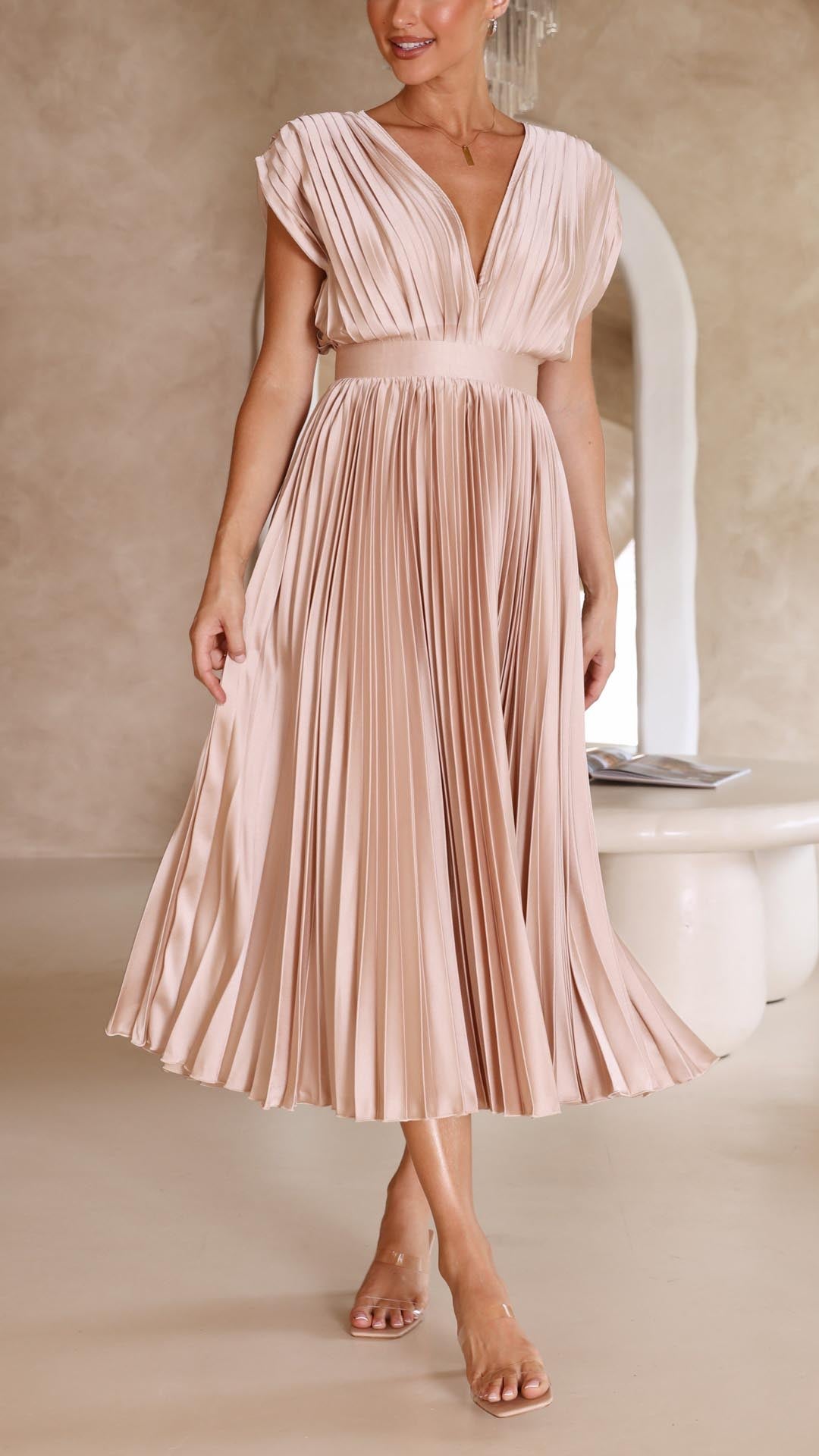 Robe Maxi Femme | Longue & Élégante | Coupe Flatteuse en Tissu Fluide pour Toutes Occasions