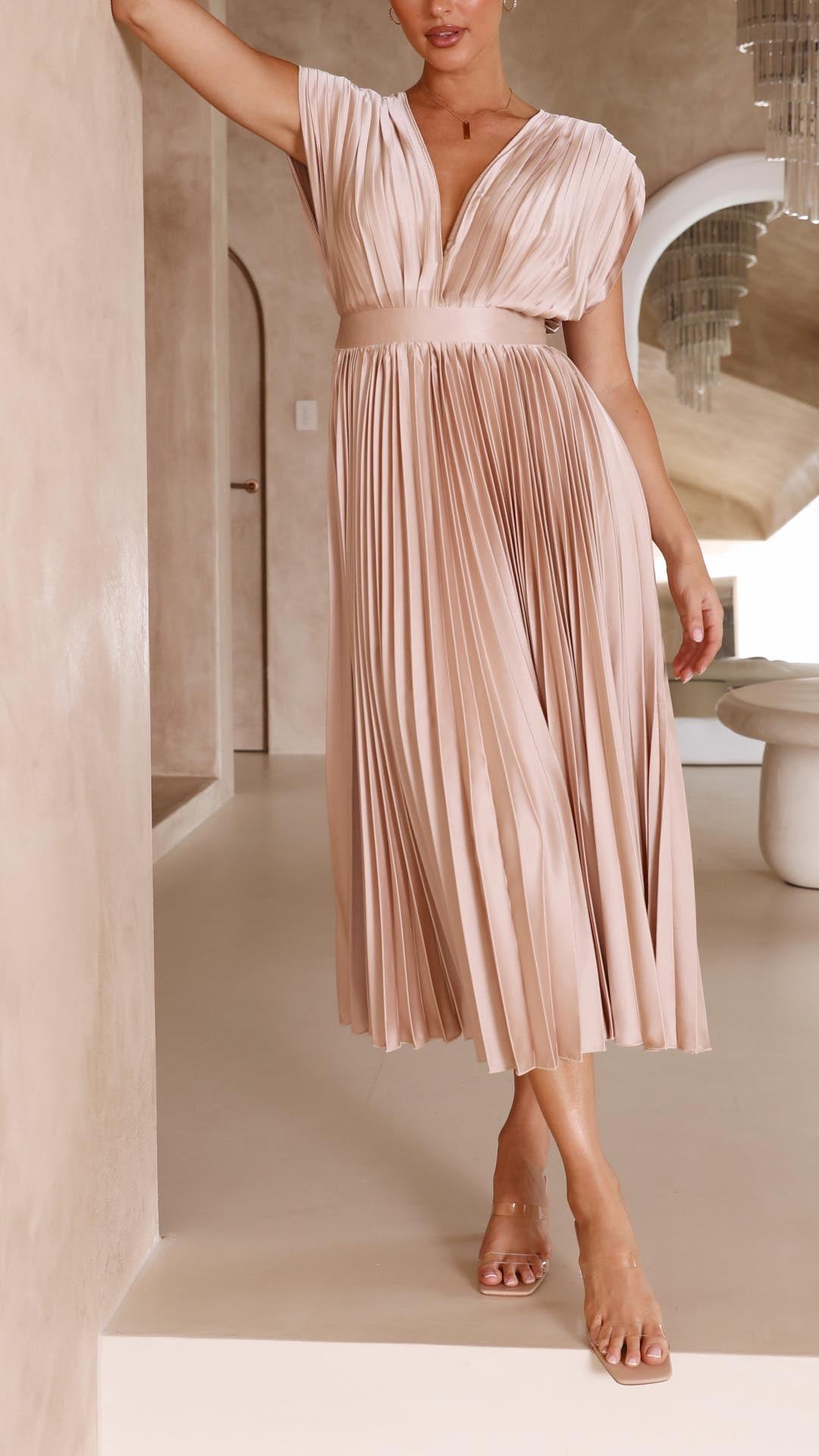 Robe Maxi Femme | Longue & Élégante | Coupe Flatteuse en Tissu Fluide pour Toutes Occasions