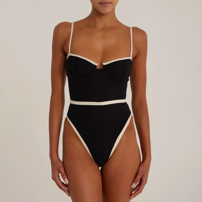 Maillot de bain de luxe pour femme | Style Old Money | Coupe affinée et confortable