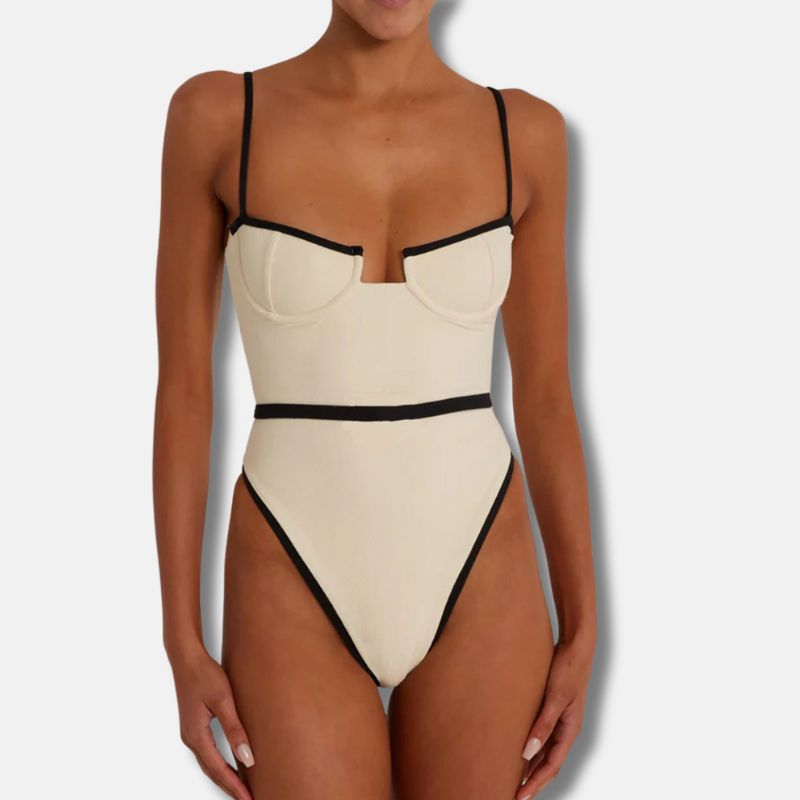 Maillot de bain de luxe pour femme | Style Old Money | Coupe affinée et confortable