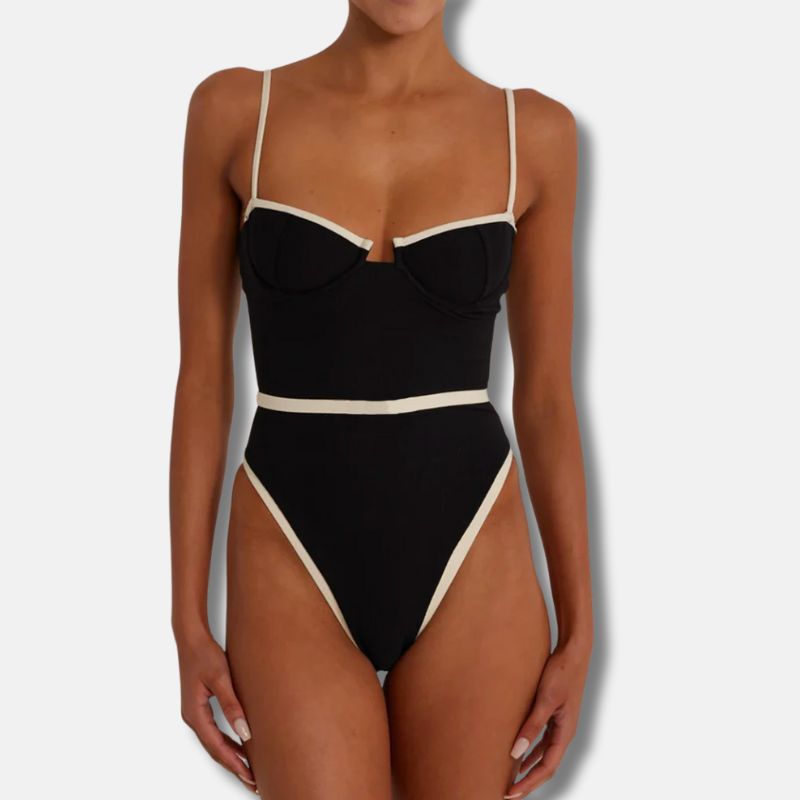 Maillot de bain de luxe pour femme | Style Old Money | Coupe affinée et confortable