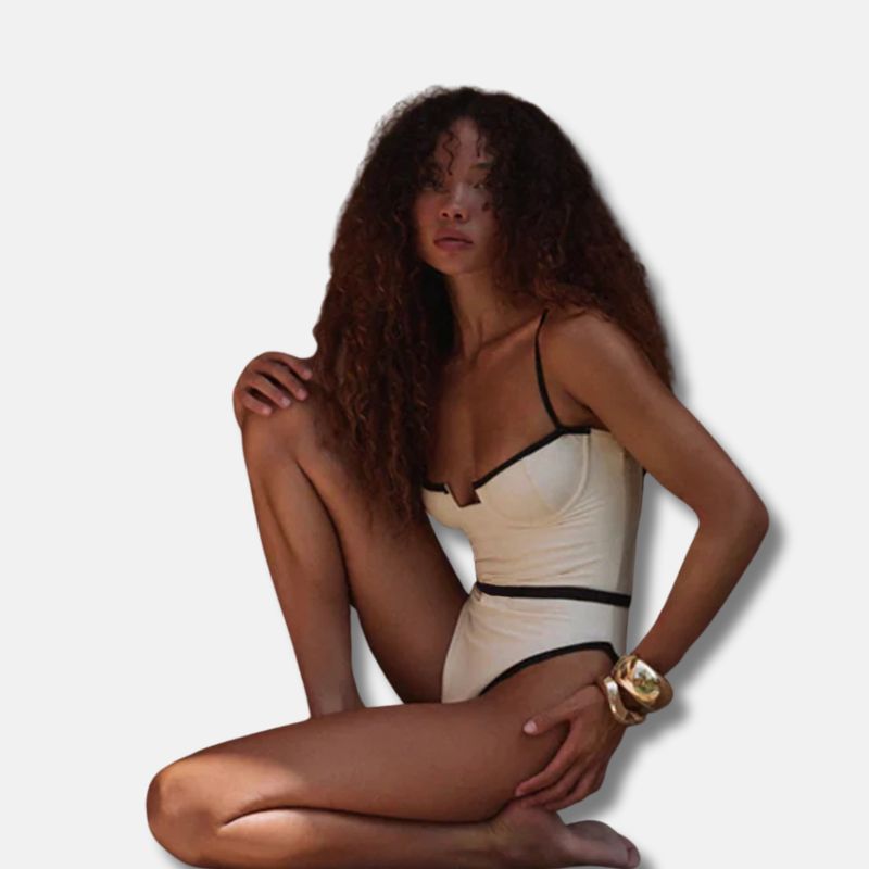 Maillot de bain de luxe pour femme | Style Old Money | Coupe affinée et confortable