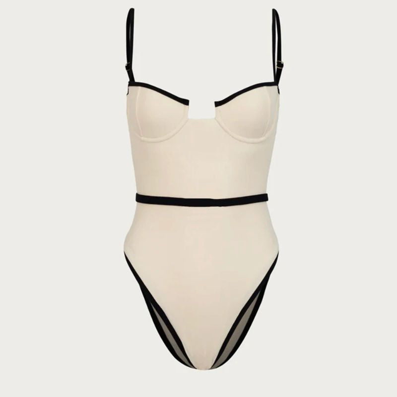 Maillot de bain de luxe pour femme | Style Old Money | Coupe affinée et confortable