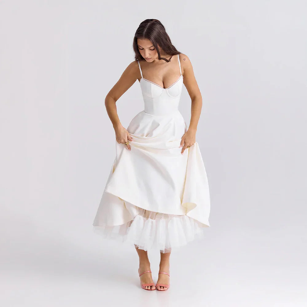Robe Enchantée Femme | Légère & Élégante | Coupe Fluide pour Soirées et Occasions Spéciales