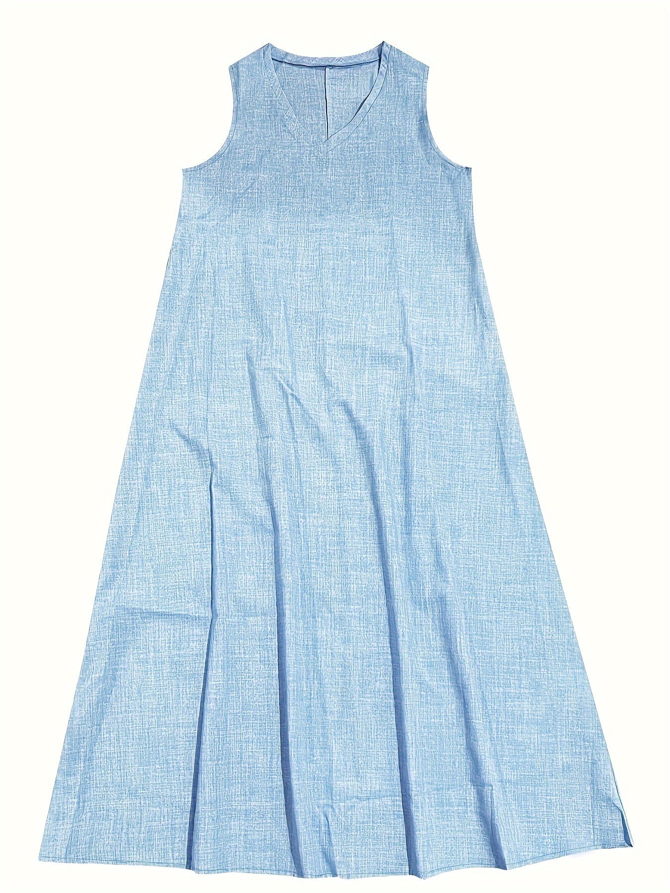 Robe à Col en V | Look Élégant | Design Raffiné et Confortable