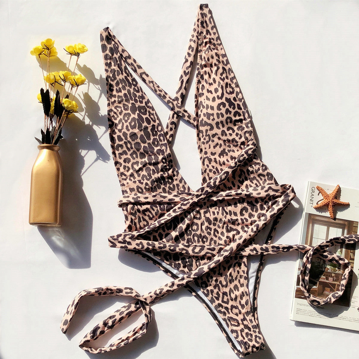 Bikini léopard de luxe