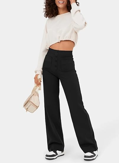 Pantalon Ajusté Femme | Confortable & Élégant | Coupe Flatteuse pour Quotidien et Occasions