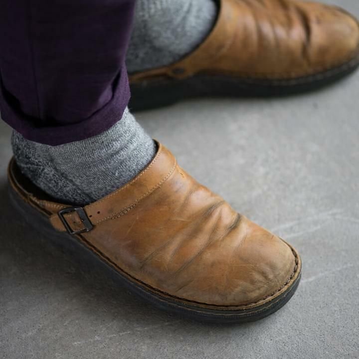 Sandales en cuir