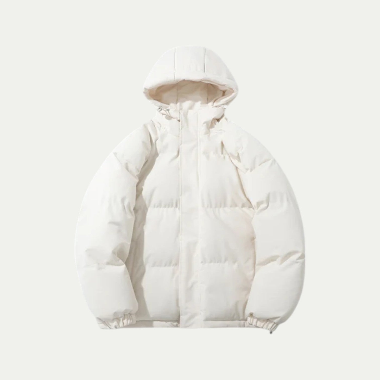 Parka imperméable à capuche en duvet unisexe