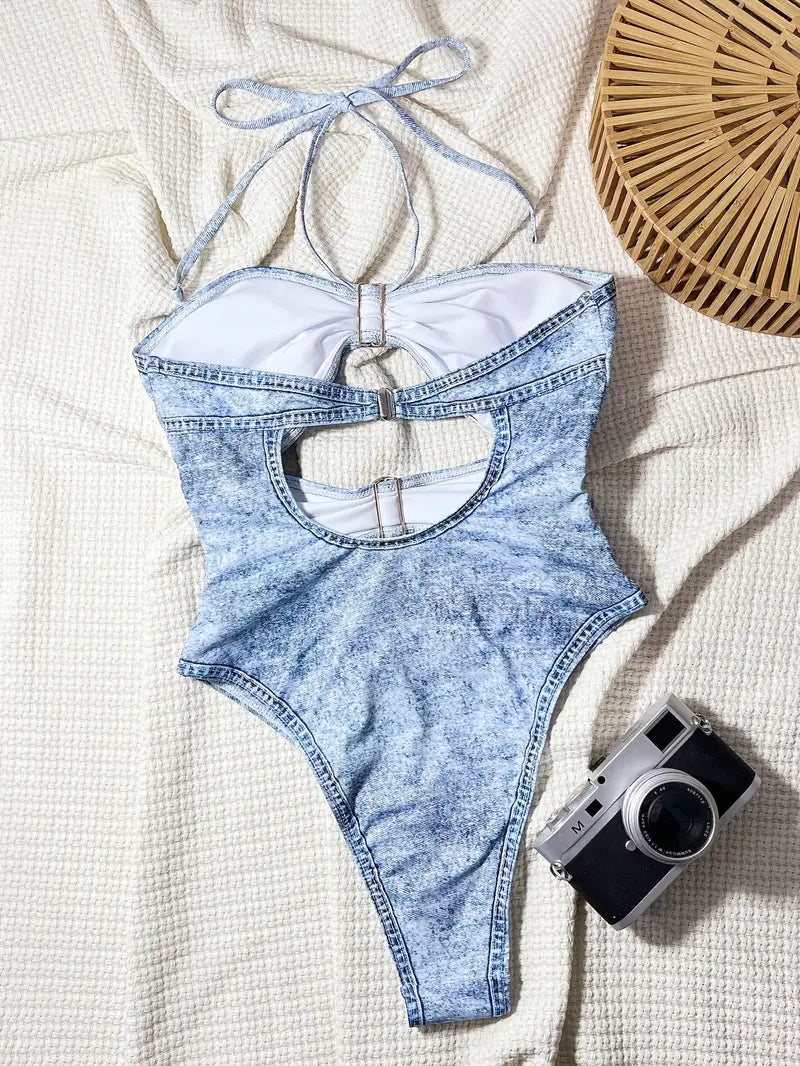 Maillot de Bain en Denim