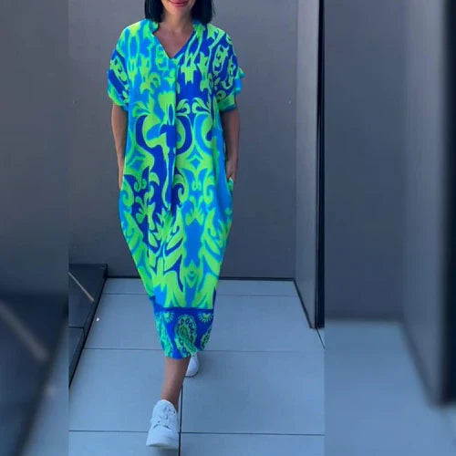 Robe Artistique Femme | Originale & Élégante | Confort Créatif pour Sorties Spéciales