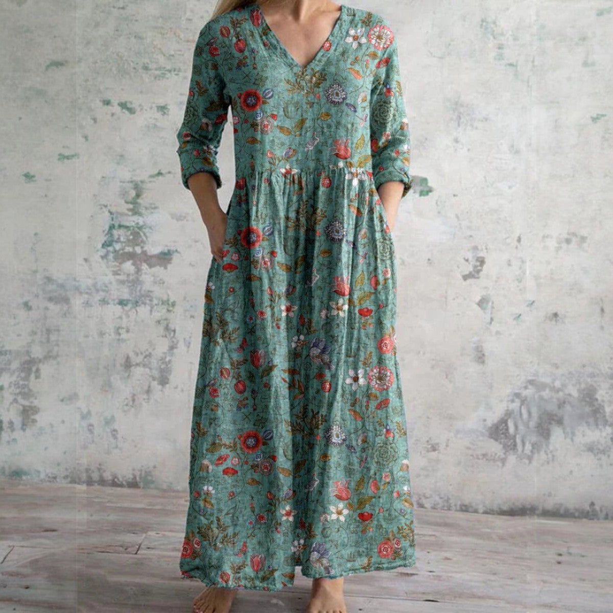 Robe à Fleurs Femme | Légère & Féminine | Imprimé Floral Élégant pour Toutes Occasions