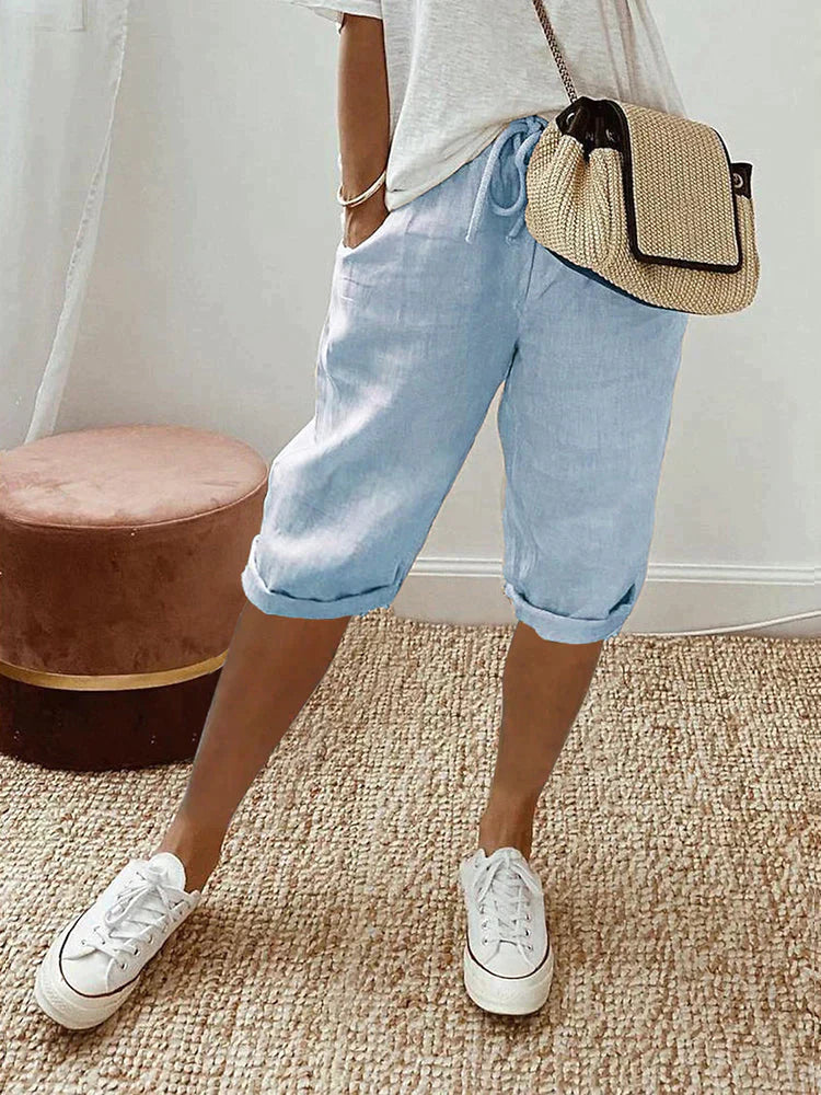 Short en Coton Femme | Léger & Confortable | Idéal Été & Tenues Décontractées