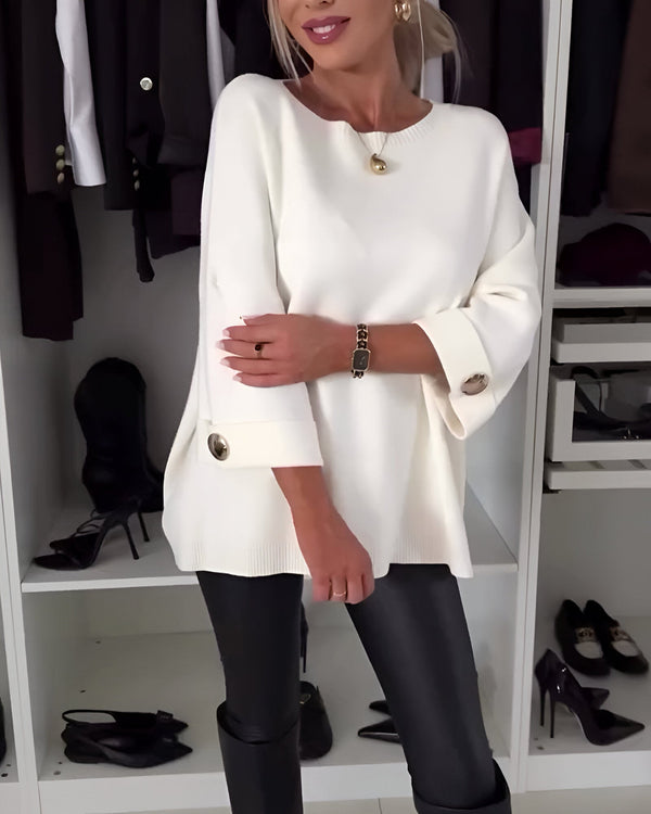 Lucie | Pull Doux avec Boutons