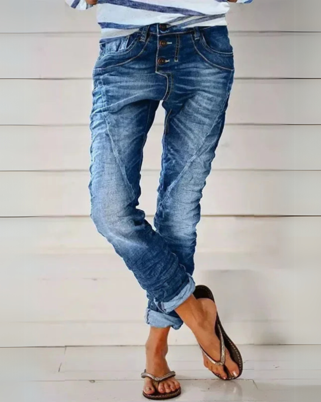 Pantalon Stretch | Look Décontracté | Confort et Élasticité
