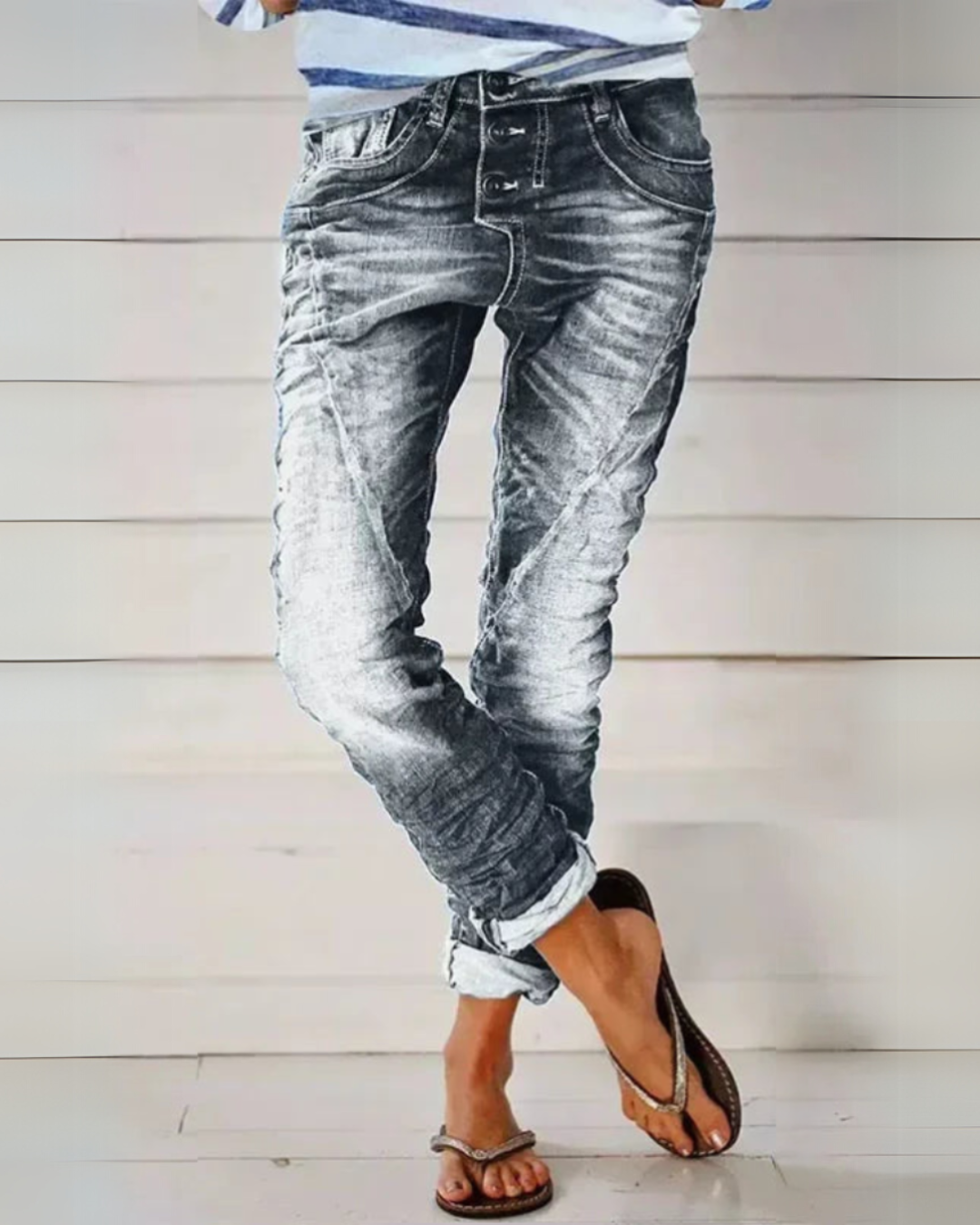 Pantalon Stretch | Look Décontracté | Confort et Élasticité