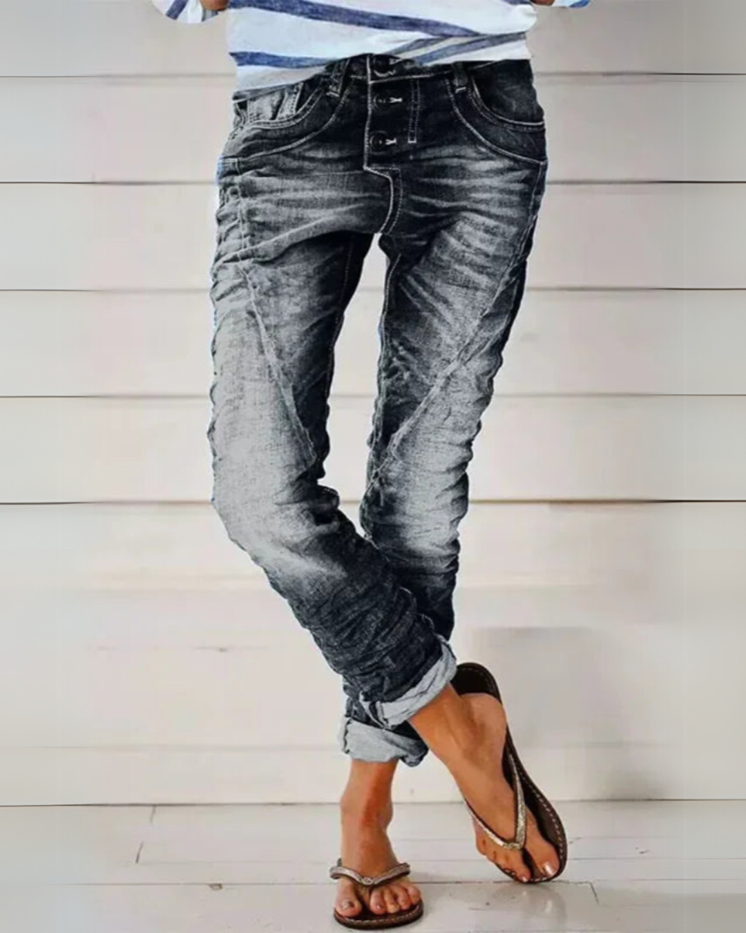 Pantalon Stretch | Look Décontracté | Confort et Élasticité