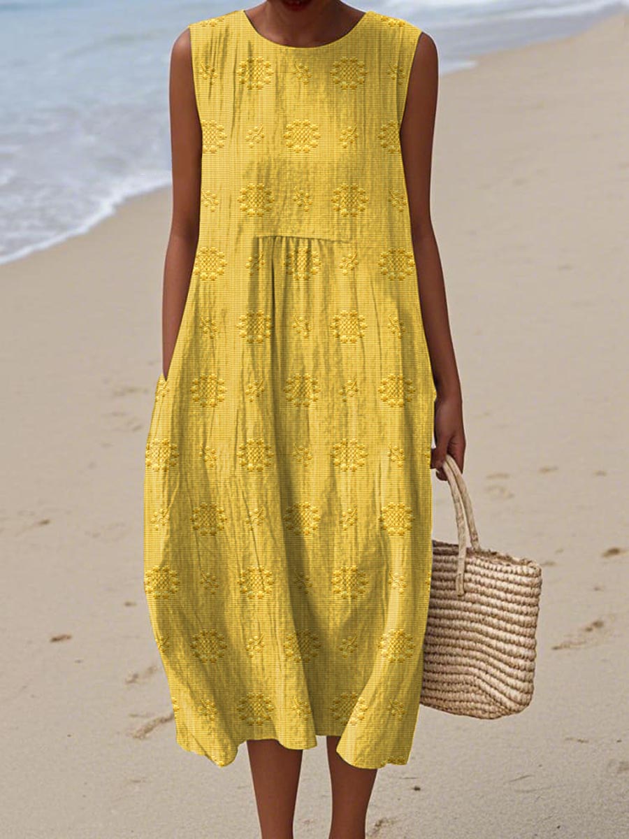 Robe Ivy en coton sans manches — vue 3