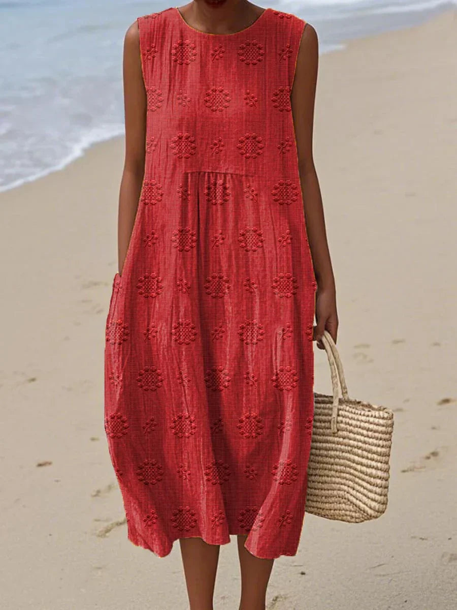Robe Ivy en coton sans manches — vue 5