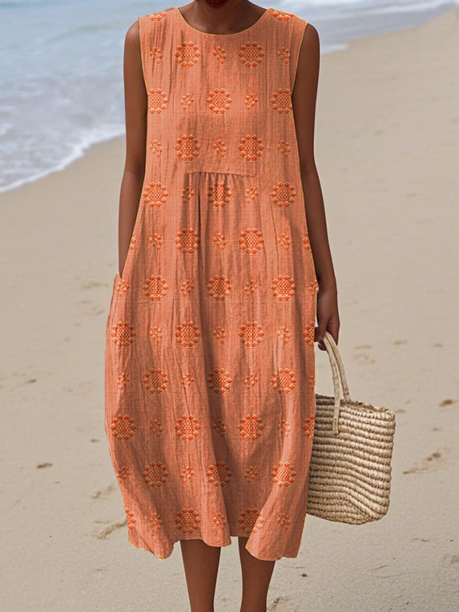 Robe Ivy en coton sans manches — vue 6