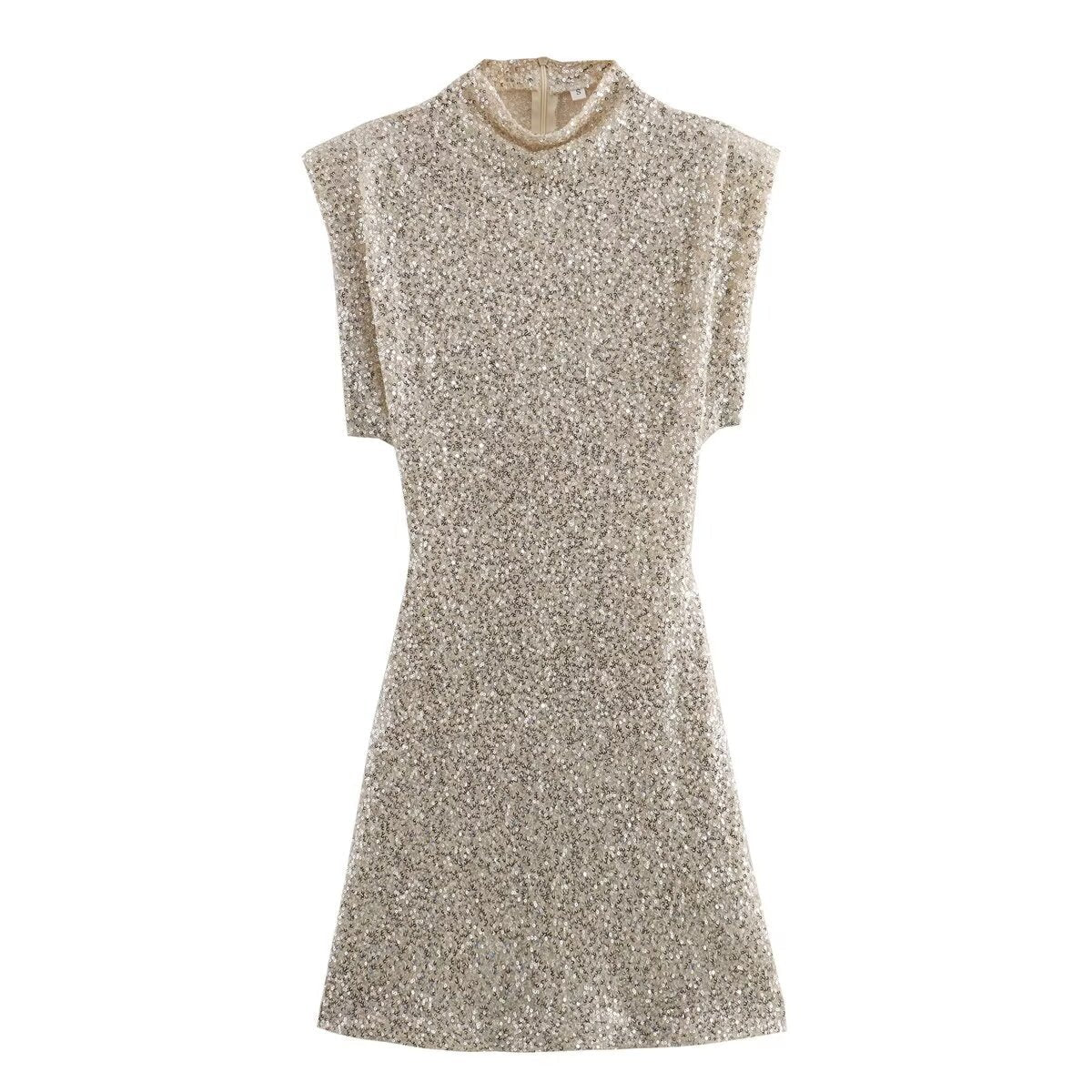 Robe mini à paillettes — vue 5